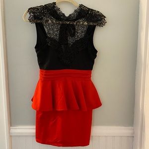 SUPER Cute Black and Red Dress